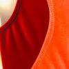 GK RED & CORAL VELVET LADIES SMALL TANK RACERBACK ICE FIGURE SKATE DRESS Sz AS - Image 7