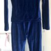 GK WARMUP SET ADULT X-SMALL ROYAL VELVET FRONT ZIP TURTLENECK JACKET & PANTS AXS - Image 2
