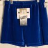 GK CHEER DANCE GYM WORKOUT SHORTS ADULT X-LARGE ROYAL VELVET DANCE Sz AXL NWT!