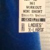 GK CHEER DANCE GYM WORKOUT SHORTS ADULT X-LARGE ROYAL VELVET DANCE Sz AXL NWT! - Image 3
