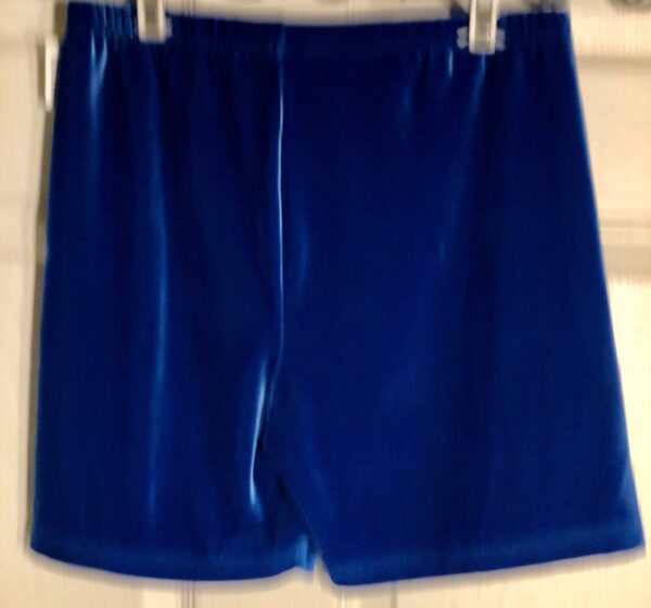 GK CHEER DANCE GYM WORKOUT SHORTS ADULT X-LARGE ROYAL VELVET DANCE Sz AXL NWT! - Image 4