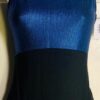 GK TANK ADULT X-LARGE GYMNASTICS DANCE BLUE FOIL BLACK COTTON LEOTARD AXL NWT!