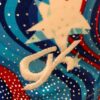 GK PATRIOTIC CHILD X-SMALL FOILED MEGASTAR PRINT GYMNASTICS DANCE LEOTARD Sz CXS - Image 10