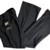 GK WARM-UP PANTS CHILD LARGE FITTED BLACK BRUSHED TRICOT GYMNASTS FITNESS Sz CL - Image 5