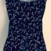 GK ICE FIGURE SKATE ROYAL LADIES SMALL WISTERIA PRINT A-LINE DRESS Sz AS NWT! - Image 6