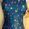 CARLY PATTERSON GK ADULT X-SMALL HEARTSTRINGS VELVT GYMNAST TANK LEOTARD Sz AXS