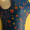 CARLY PATTERSON GK ADULT X-SMALL HEARTSTRINGS VELVT GYMNAST TANK LEOTARD Sz AXS - Image 3