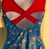 CARLY PATTERSON GK ADULT X-SMALL HEARTSTRINGS VELVT GYMNAST TANK LEOTARD Sz AXS - Image 7