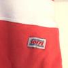 SOFFE "GYMNASTICS" ADULT LARGE ORANGE WHITE TIE COTTON/SPANDEX SHORTS Sz AL NWT! - Image 9