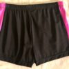 CHEER DANCE ADULT X-LARGE GK MICRO MINI JEWELED WORKOUT SHORTS PINK BLACK Sz AXL - Image 2