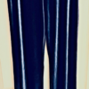 GK SAPPHIRE VELVET WOMENS SMALL WARM UP GYMNASTS SKATE LOUNGE CASUAL PANTS SZ AS