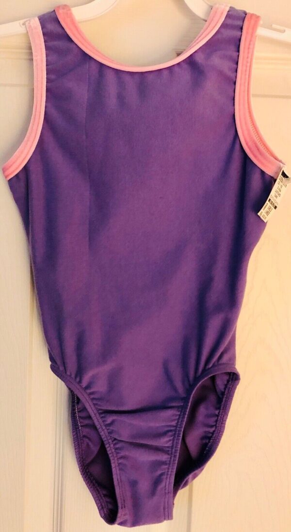 GK LAVENDER TANK CHILD LARGE COTTON/STRCH GYMNASTICS DANCE LEOTARD Sz CL NWT!