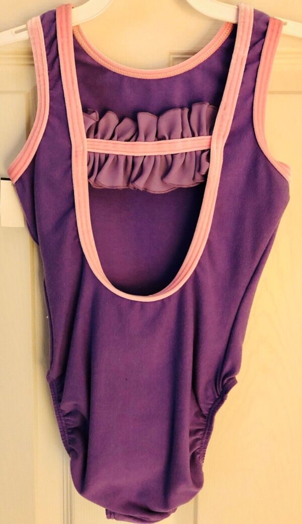 GK LAVENDER TANK CHILD LARGE COTTON/STRCH GYMNASTICS DANCE LEOTARD Sz CL NWT! - Image 2