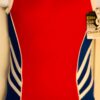 ADIDAS TANK GK CHILD X-SMALL RED BLUE N/S GYMNASTICS DANCE LEOTARD CXS NWT!
