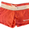 GK SOFFE "GYMNASTICS" ADULT MEDIUM ORANGE WHITE TIE COTTON/SPANDEX SHORTS SZ M