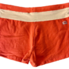 GK SOFFE "GYMNASTICS" ADULT MEDIUM ORANGE WHITE TIE COTTON/SPANDEX SHORTS SZ M - Image 2