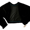 GK ICE SKATE DANCE LADIES SMALL 3/4 SLEEVE BLACK VELVET SHRUG JACKET SZ S NWT! - Image 8