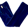 GK BLUE VELVET ADULT X-SMALL GYMNASTICS SKATE WARM-UP CASUAL LOUNGE PANTS SZ XS - Image 3