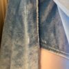 GK ICE FIGURE SKATE ADULT SMALL ASYM BLUE VELVET SWEETHEART JA FOIL DRESS AS NWT - Image 5