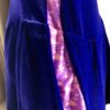 WAS $75.95 NWT! GK ELITE PURPLE VELVET ASYMMETRICAL TANK FIGURE SKATE DRESS AM - Image 3