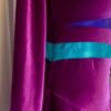 GK LgS GRAPE VELVET FIGURE SKATE ADULT X-SMALL HOLOGRAM MIDRIFF DRESS AXS NWT! - Image 4