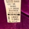 GK LgS GRAPE VELVET FIGURE SKATE ADULT X-SMALL HOLOGRAM MIDRIFF DRESS AXS NWT! - Image 8