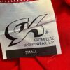 GK ICE FIGURE SKATE LADIES SMALL 3/4 SLV NYLON/STRETCH RED TOP BLACK PANT SET AS - Image 11