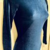 GK LgSLV  ADULT CLASSIC SMALL SOLID NAVY VELVET GYMNASTICS DANCE LEOTARD Sz AS - Image 2