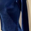 GK LgSLV  ADULT CLASSIC SMALL SOLID NAVY VELVET GYMNASTICS DANCE LEOTARD Sz AS - Image 3