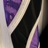 GK LgSLV ULTRAVIOLET FOIL ADULT SMALL BLACK MYSTIQUE GYMNASTS DANCE LEOTARD AS - Image 4