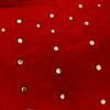 GK ICE FIGURE SKATE ADULT SMALL RED VELVET 3/4 SLV ASYMMETRIC NECK JA DRESS AS - Image 2