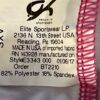 GK PINK SPLASH ADULT X-SMALL POLYTEK WHITE SEQUINS GYMNASTS DANCE LEOTARD Sz AXS - Image 8