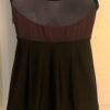 GK ICE SKATE LADIES SMALL MESH OVER CREPE & CREPE SLVLS EMPIRE LINE DRESS Sz AS - Image 7