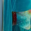 GK ICE FIGURE SKATE ADULT SMALL LgSLV JADE VELVET SERPENTINE TIE-DYE DRESS Sz AS - Image 3