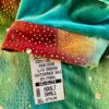 GK ICE FIGURE SKATE ADULT SMALL LgSLV JADE VELVET SERPENTINE TIE-DYE DRESS Sz AS - Image 8