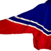 GK RED BLUE SUPPLEX ADULT LARGE GYMNAST ALL SPORT TRADITIONAL WARM UP JACKET L - Image 7