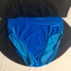 GK ELITE LADIES 2PC ICE FIGURE SKATING OUTFIT BLUE BLACK VELVT S - Image 7
