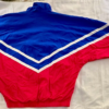 GK RED BLUE SUPPLEX ADULT LARGE GYMNAST ALL SPORT TRADITIONAL WARM UP JACKET L - Image 9