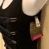 GK JAZZ DANCE ADULT SMALL BLACK RIBBON CRISSCROSS METAL RINGS TANK LEOTARD AS - Image 4