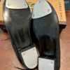LEO'S DANCEWEAR STYLE 1012 JUNIOR SIZE 2.0 JAZZ TAP BLACK LEATHER SHOES Sz 2 M - Image 2