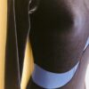 GK LgSLV LADIES SMALL SAPPHIRE GLITTER VELVET RIBBON GYMNASTIC DANCE LEOTARD AS - Image 3