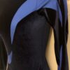 GK LgSLV LADIES SMALL SAPPHIRE GLITTER VELVET RIBBON GYMNASTIC DANCE LEOTARD AS - Image 4