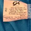 GK OCEAN VELVET CHILD MED MICRO MINI WORKOUT CHEER DANCE GYMNASTS SHORTS Sz CM - Image 4