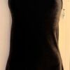 GK ICE FIGURE SKATE BLACK VELVET ADULT SMALL SQUARE NECK CAMI DRESS Sz AS NWT!