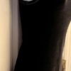 GK ICE FIGURE SKATE BLACK VELVET ADULT SMALL SQUARE NECK CAMI DRESS Sz AS NWT! - Image 2