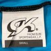 GK ELITE LgSLV LADIES SMALL BASIC TURQUOISE VELVET GYMNASTIC DANCE LEOTARD Sz AS - Image 7