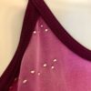 GK ICE FIGURE SKATE HALTER DRESS ADULT SMALL BEAD PRINT LAVENDER TIE-DYEAS NWT! - Image 4
