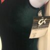 GK FESTIVE GREEN VELVET ADULT X-SMALL CINNAMINT FOIL GYMNAST TANK LEOTARD Sz AXS - Image 4