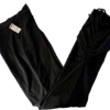 GK DANCE JAZZ LADIES SMALL BLACK NYLON/SPANDEX CINCH LEG W TIES PERFORM PANTS S