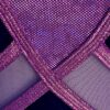GK LgS PURPLE VELVET ADULT SMALL VIOLET FOIL MESH GYMNASTICS DANCE LEOTARD Sz AS - Image 2